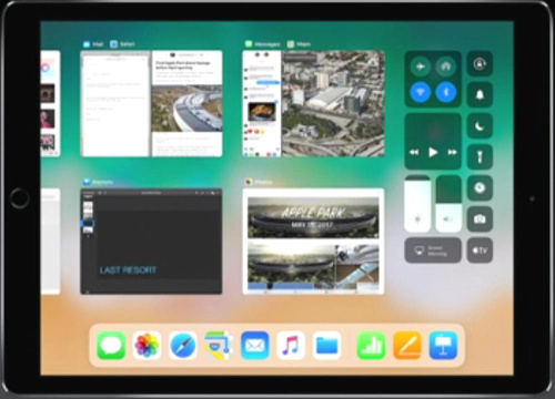 iPad & iOS 11 app switcher