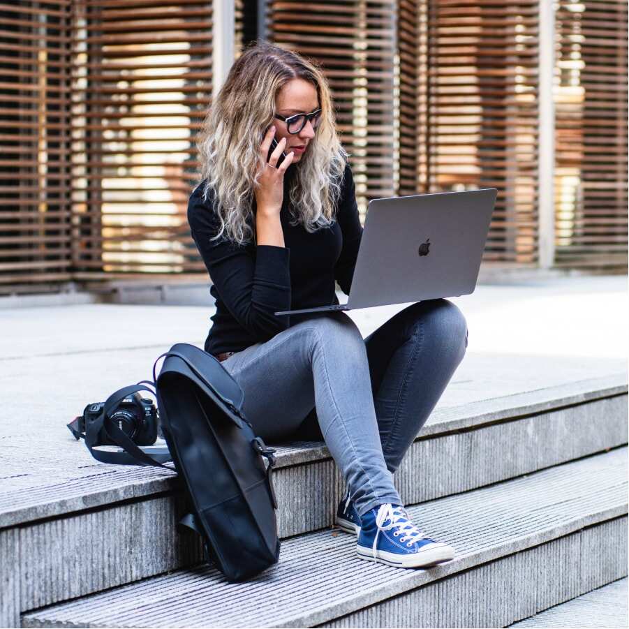 Girl talking on the phone